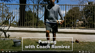 Sports Skills - Learn to Punt 